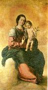 virgin of the rosary Francisco de Zurbaran